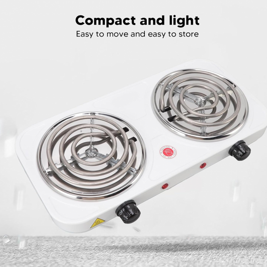 Double Electric Stove – 2000W Dual Hot Plate