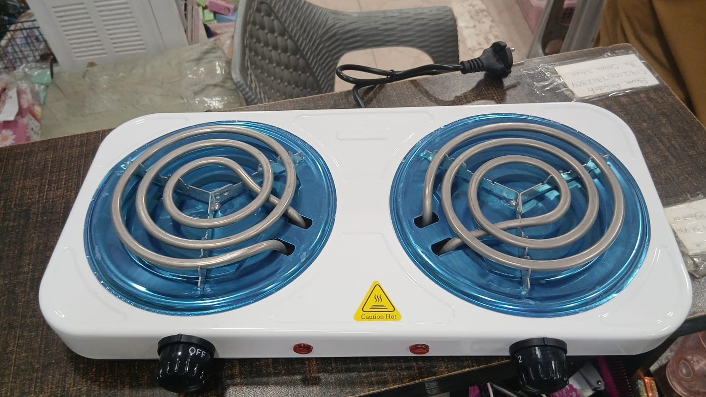Double Electric Stove – 2000W Dual Hot Plate