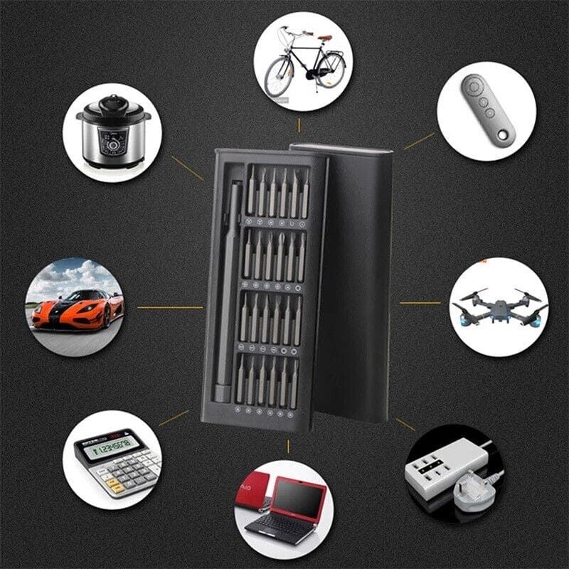 24-in-1 Precision Screwdriver Bit Set – Magnetic Repair Kit
