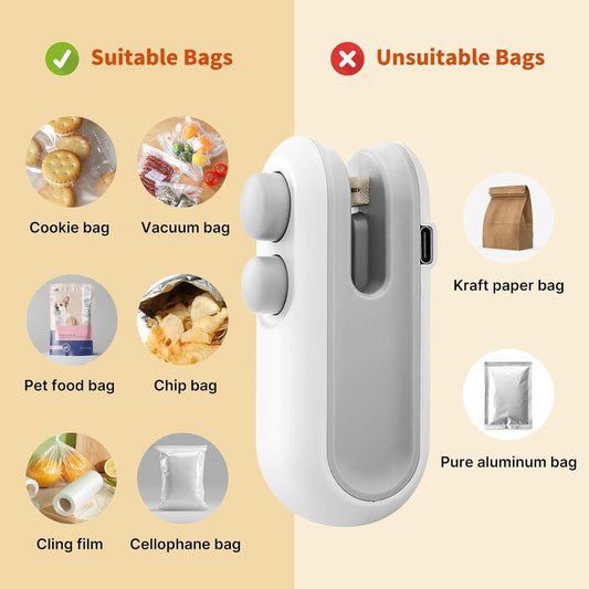 USB Rechargeable Mini Bag Sealer