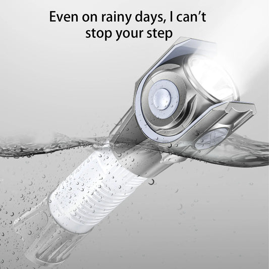 360° Rotating Rechargeable LED Flashlight