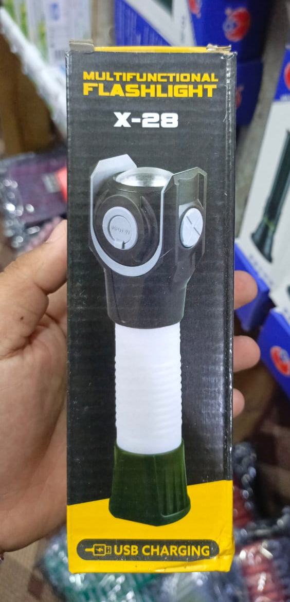360° Rotating Rechargeable LED Flashlight