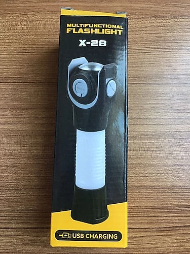360° Rotating Rechargeable LED Flashlight