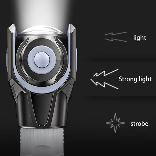 360° Rotating Rechargeable LED Flashlight