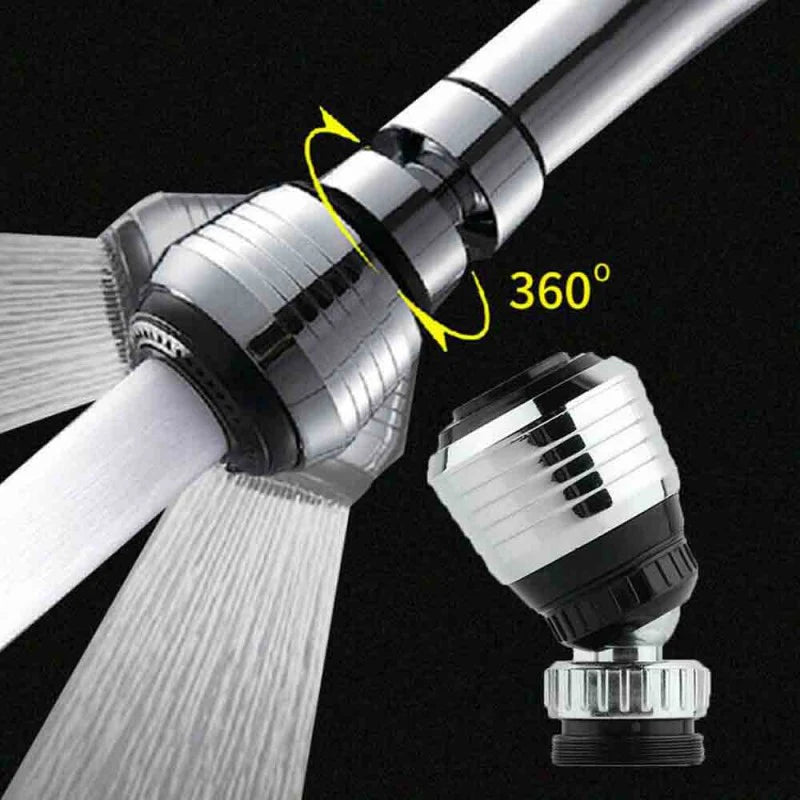 Multifunctional 360° water Faucet Kitchen Sink Faucet Sprayer Water Saving Aerator 360 Degrees Rotatable
