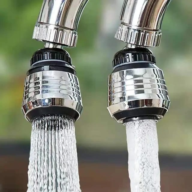 Multifunctional 360° water Faucet Kitchen Sink Faucet Sprayer Water Saving Aerator 360 Degrees Rotatable
