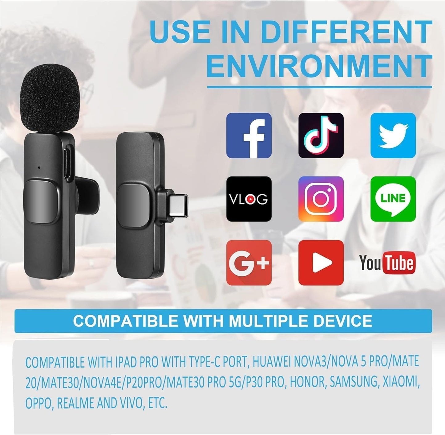K9 Wireless Lavalier Microphone