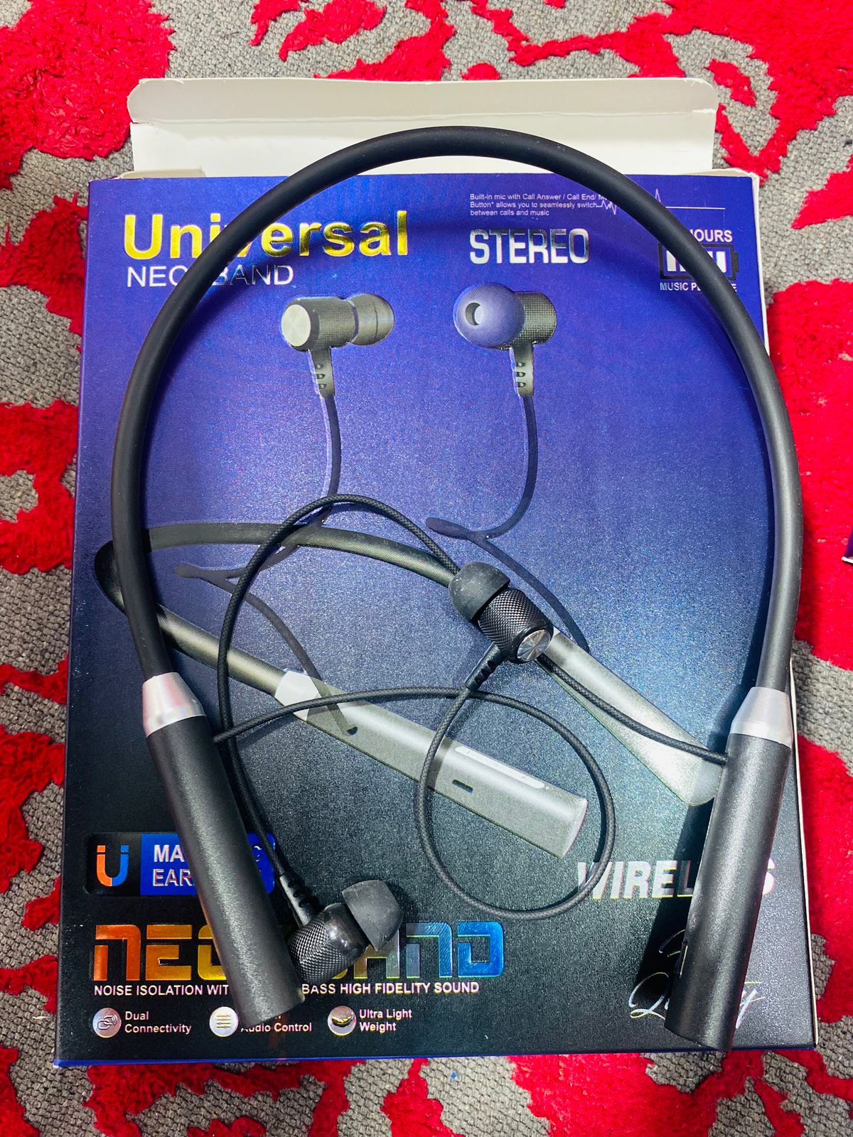 Wireless Bluetooth Neckband Earphones