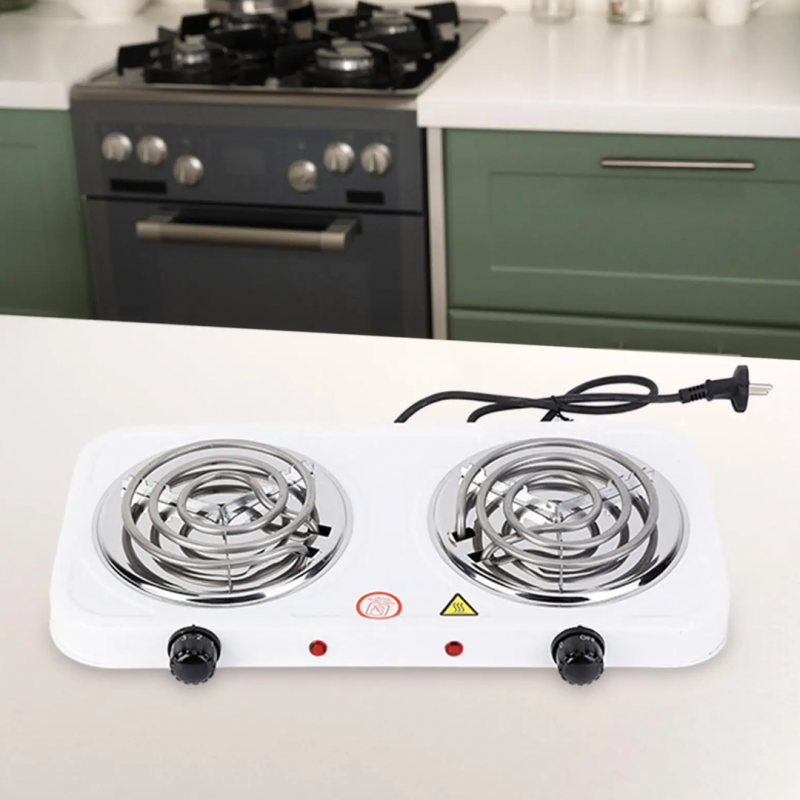 Double Electric Stove – 2000W Dual Hot Plate