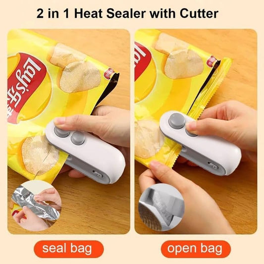 Portable Rechargeable Mini Bag Sealer – Handheld Heat Sealing Machine for Food Storage & Plastic Bags