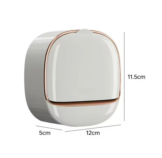 Wall Mounted Soap Holder with Drain Tray – Waterproof Self-Draining Soap Dish for Bathroom & Kitchen (Random Color)