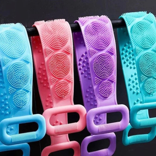 Silicone Bath Body Brush – Soft Exfoliating Back Scrubber