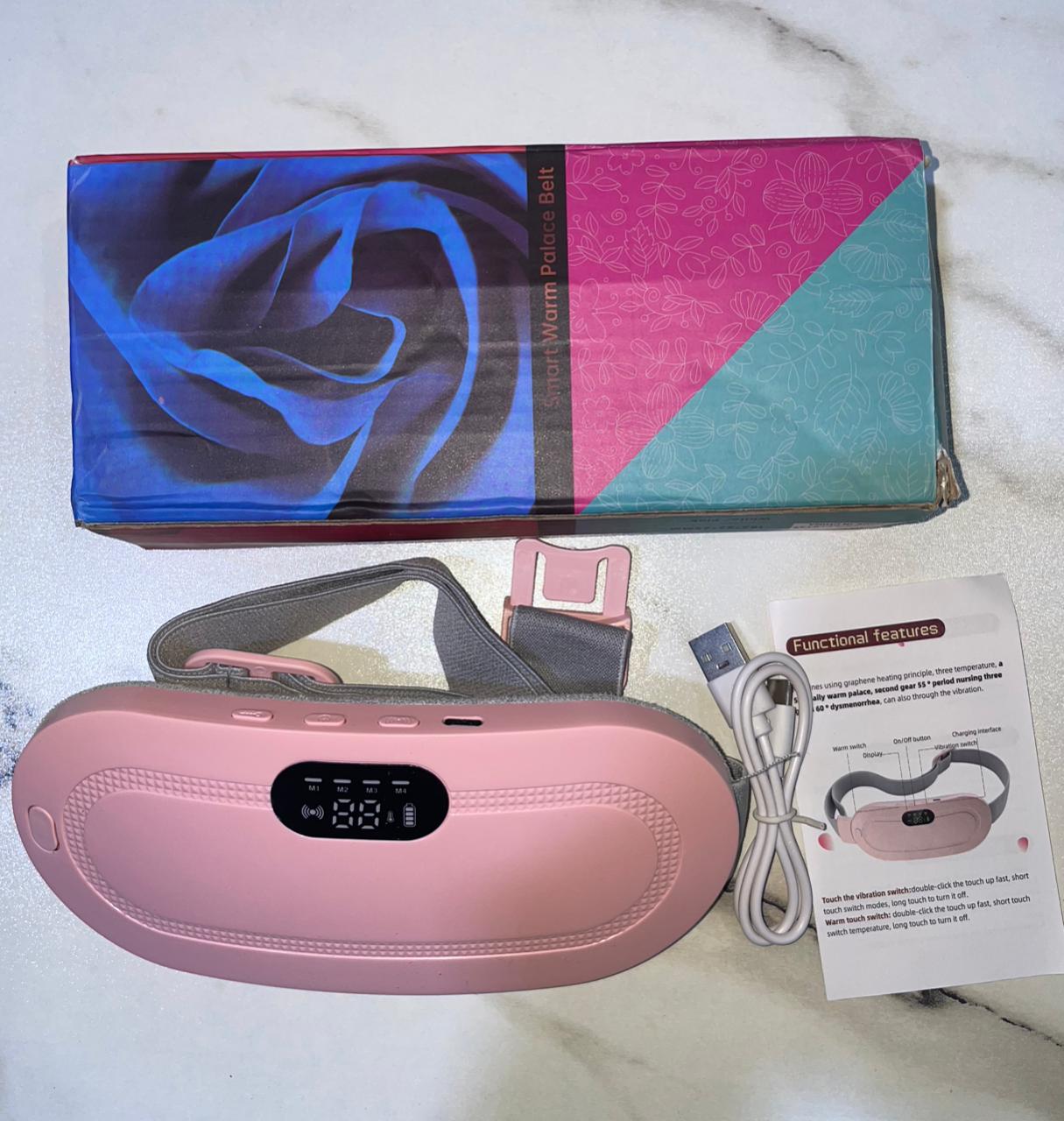 Portable Menstrual Heating Pad Belt – Period Pain Relief Massager