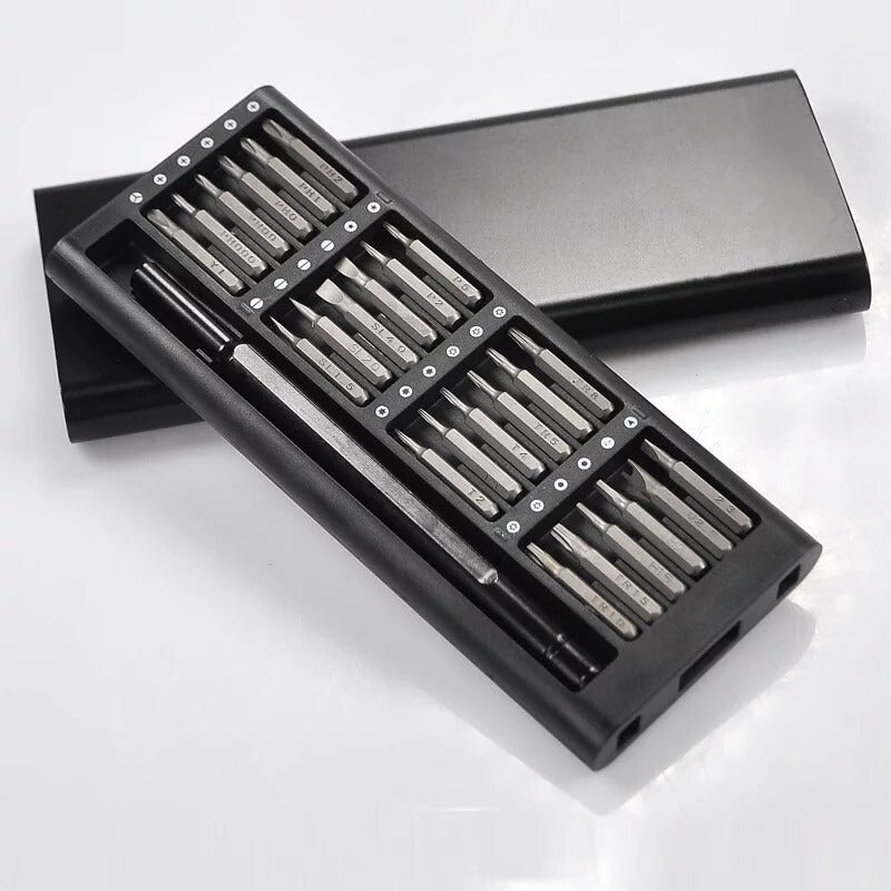 24-in-1 Precision Screwdriver Bit Set – Magnetic Repair Kit