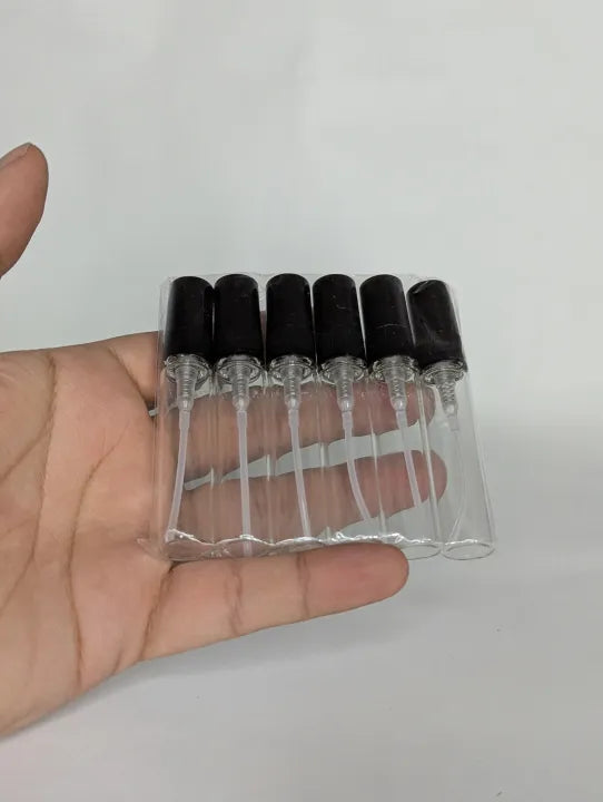 Empty Perfume Tester Glass Bottle 5ml - Easy To Refill Pocket Size